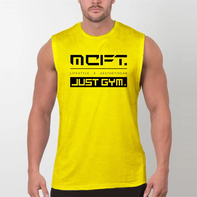 Tank Top Muscle - Bodybuilding Quick Dry Mesh Sports Tank