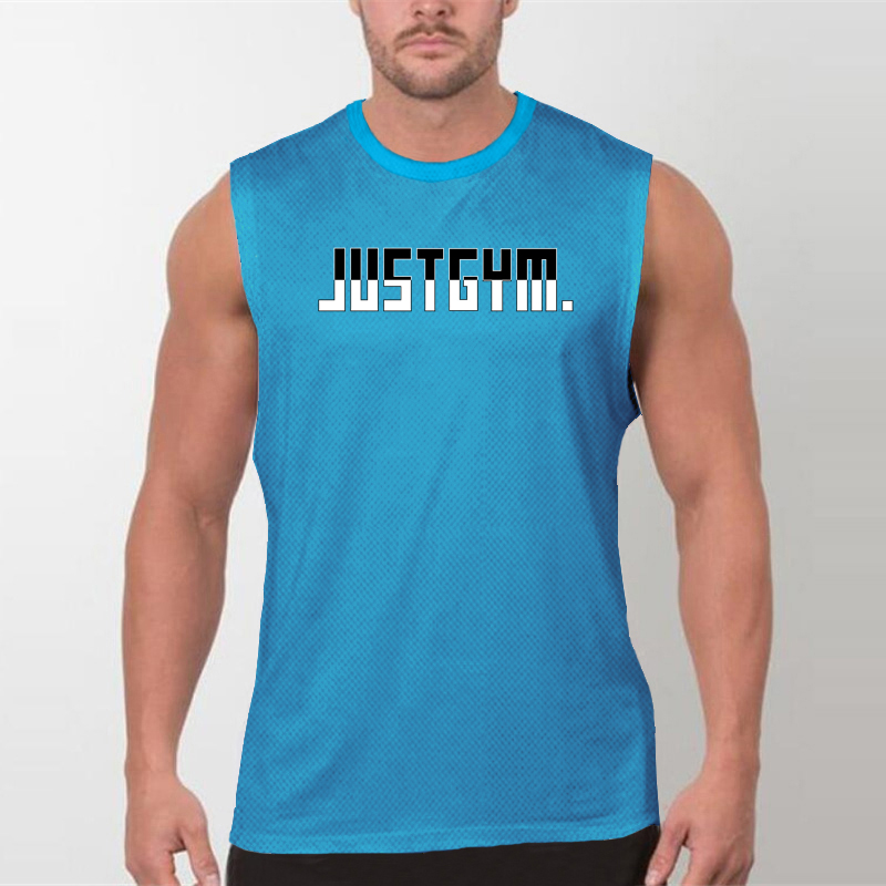 Tank Top Muscle - Running Vest Men Summer Mesh Moisture