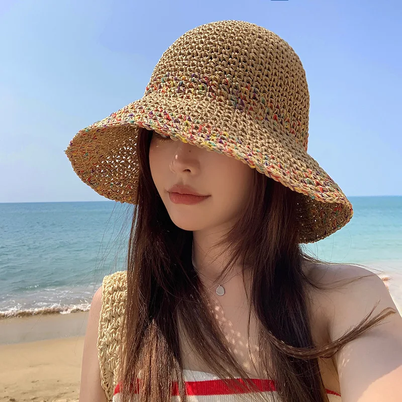 Bucket Hat Straw - Summer Sun Hats for Women Straw