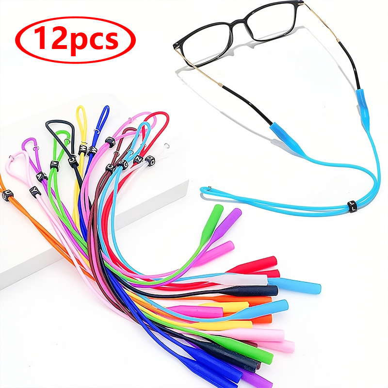 12pcs/24pcs Sports Eyewear Ret - Sunglass Retainer Cord ulasan dan harga