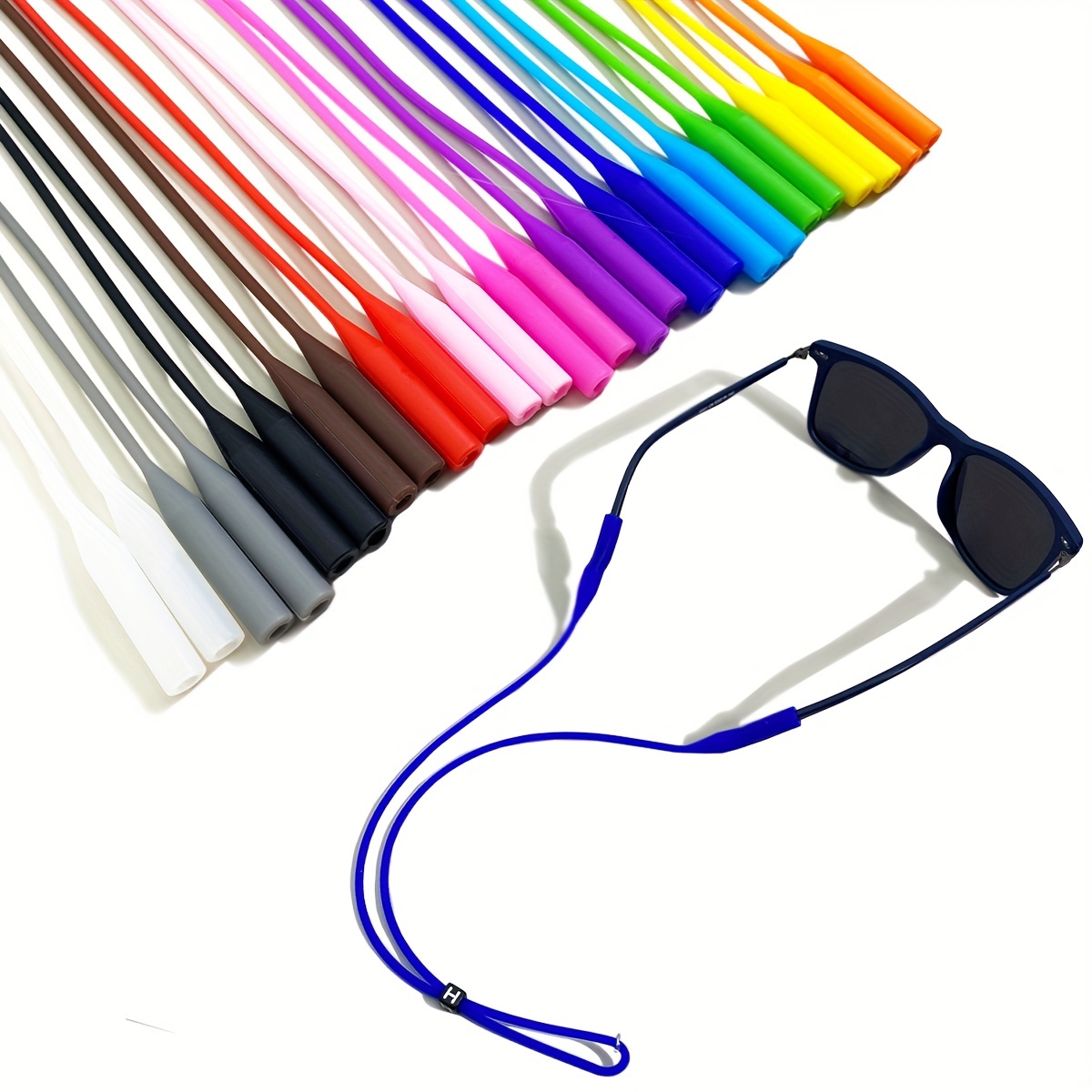 12pcs/24pcs Sports Eyewear Ret - Sunglass Retainer Cord ulasan dan harga