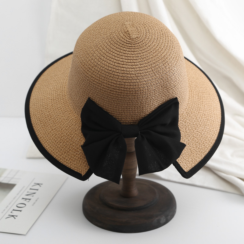 K189 Women's Hat Beach Hat Pan - Bucket Hat Straw ulasan dan harga