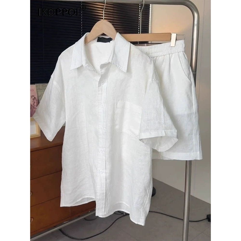 Lightweight Breathable Cotton  - Linen Shirt Breathable ulasan dan harga