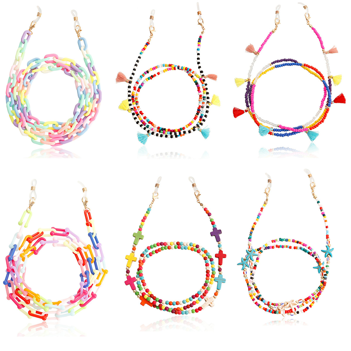 New Fashion Glasses Chain Dual - Sunglass Retainer Cord ulasan dan harga