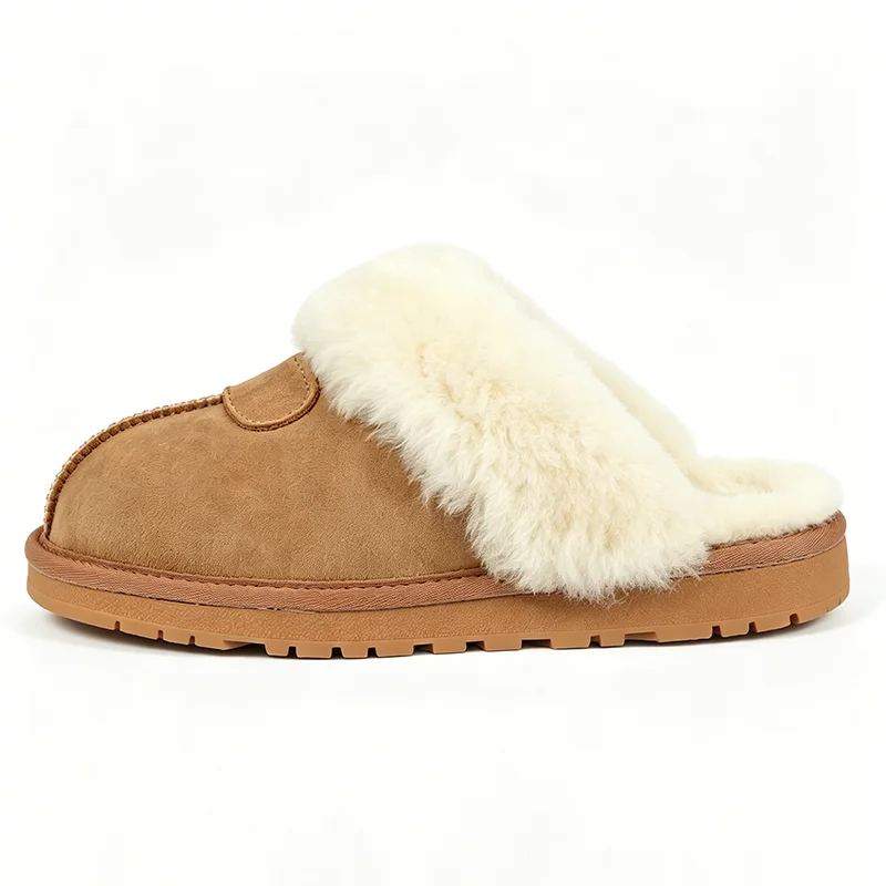 Natural Fur Slippers for Women - Espadrille Slip On ulasan dan harga