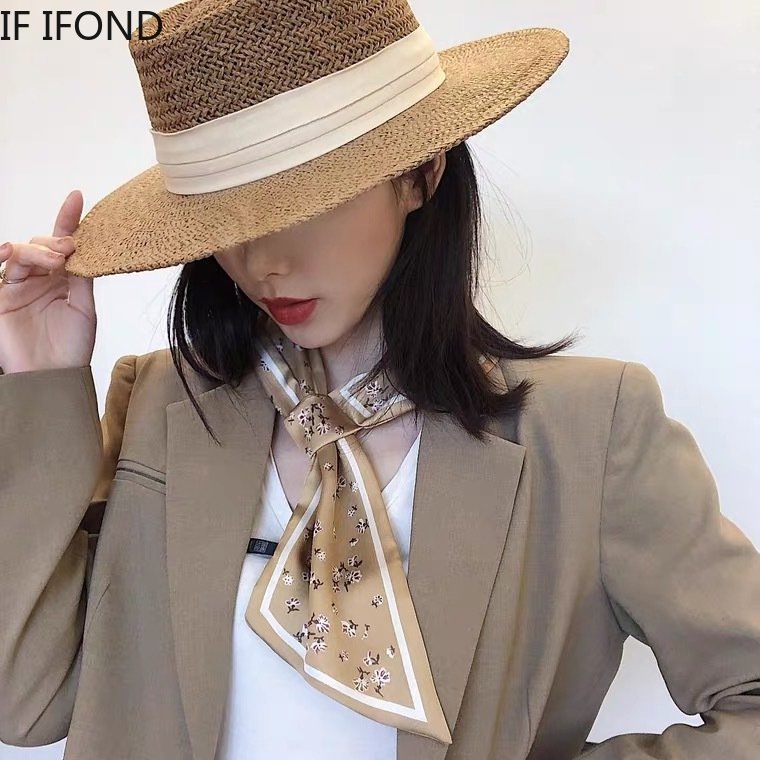 Spring Summer Breathable Straw - Bucket Hat Straw ulasan dan harga
