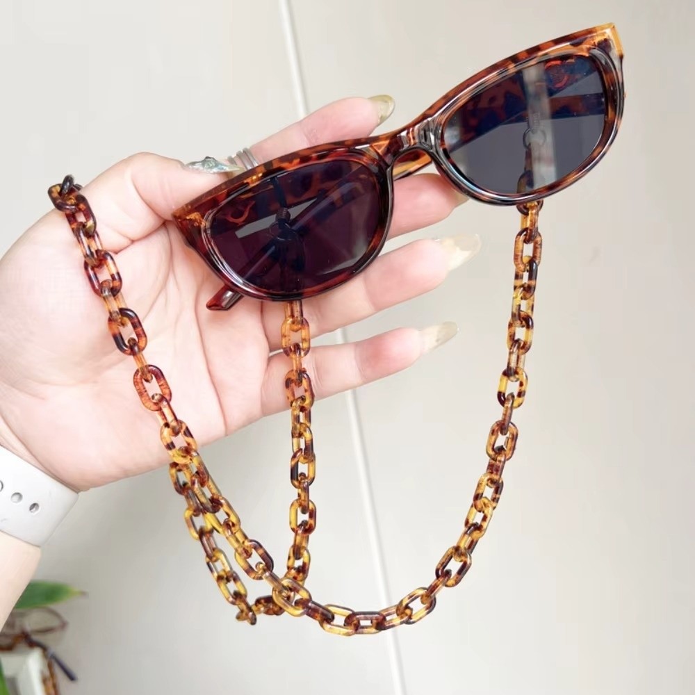Anti-Slip Leopard Acrylic Glas - Sunglass Retainer Cord ulasan dan harga