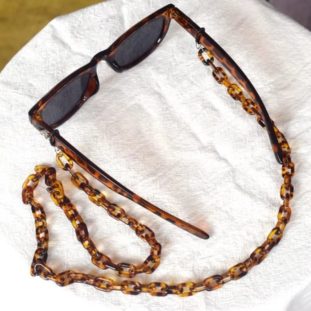 Anti-Slip Leopard Acrylic Glas - Sunglass Retainer Cord ulasan dan harga