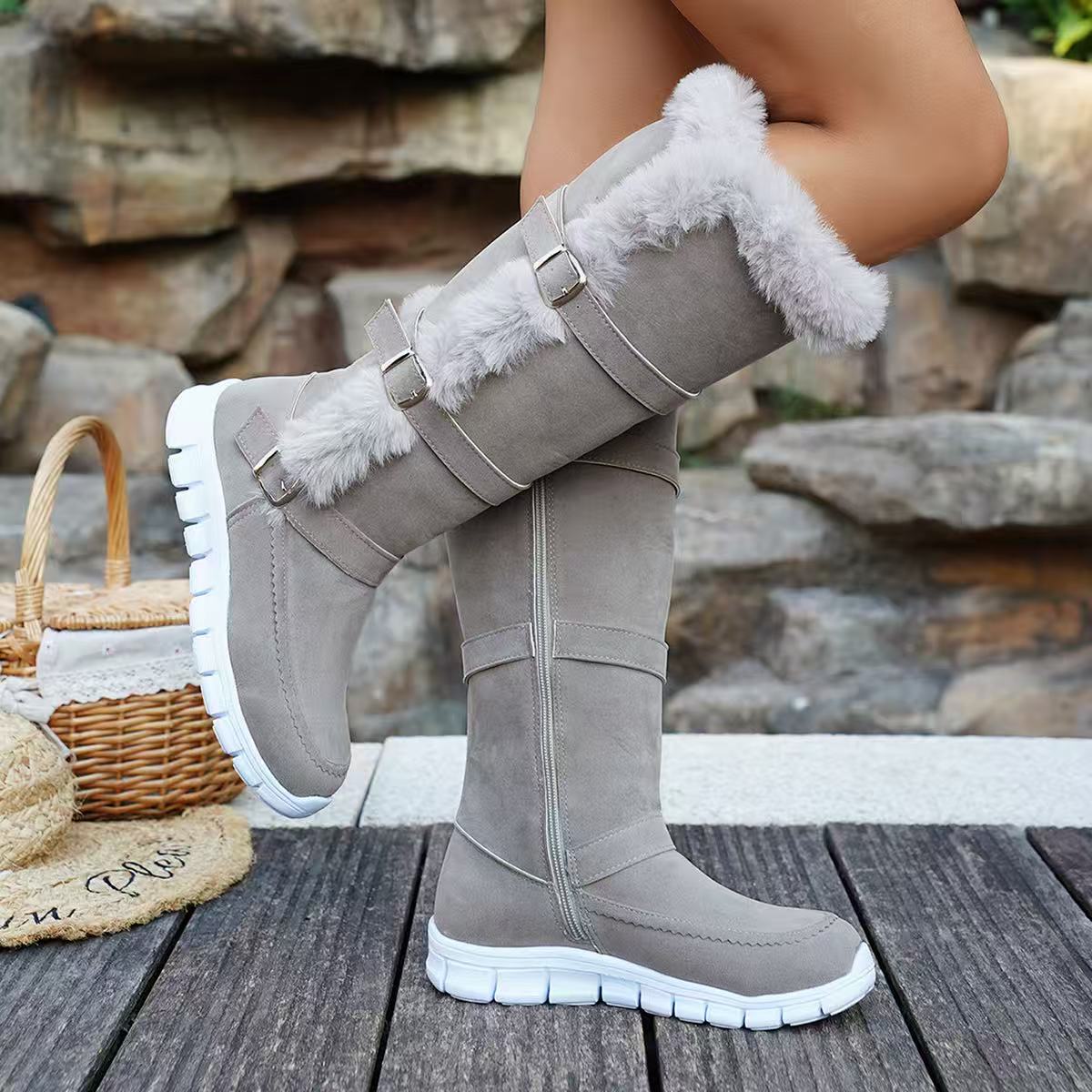 Women Over-the-Knee Boots 2025 - Espadrille Slip On ulasan dan harga