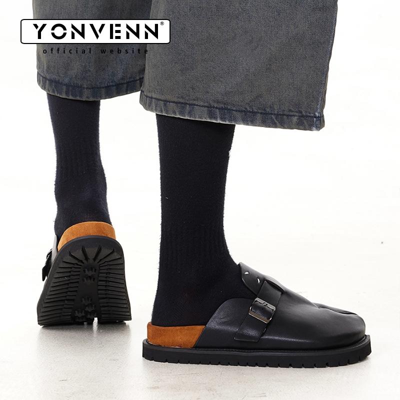 New Tabi shoes men's and women - Flip Flop Leather Men ulasan dan harga