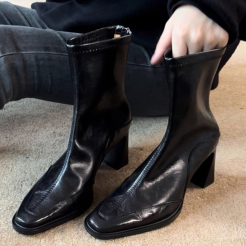 High Heels Women’s Ankle Boots - Espadrille Slip On ulasan dan harga