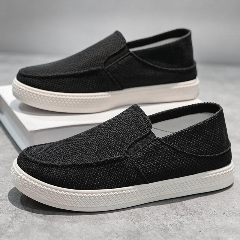 Men Linen Slip On Loafers Brea - Espadrille Slip On ulasan dan harga